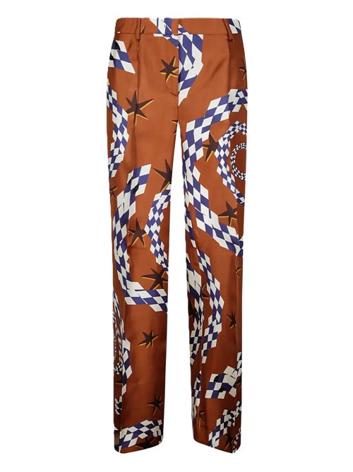 Alberto Biani Pantaloni con stampa all-over A.B ALBERTO BIANI | CC828SE318665 BRUCIATO